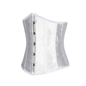 New White Hourglass underbust Corset